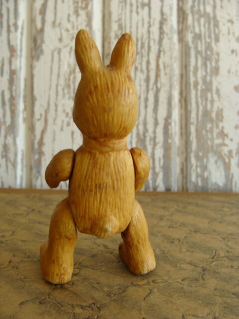 Poupée Mignonnette Lapin En Biscuit - 18 Cm - Vintage France XIXème