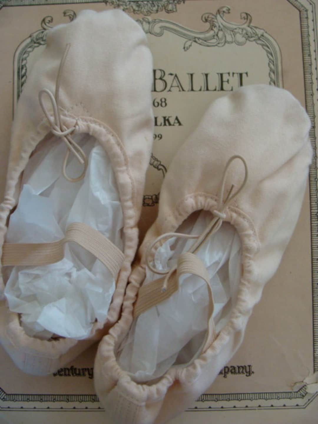 Vintage Ballet Shoes Painful Memories Lightly Tattered Old