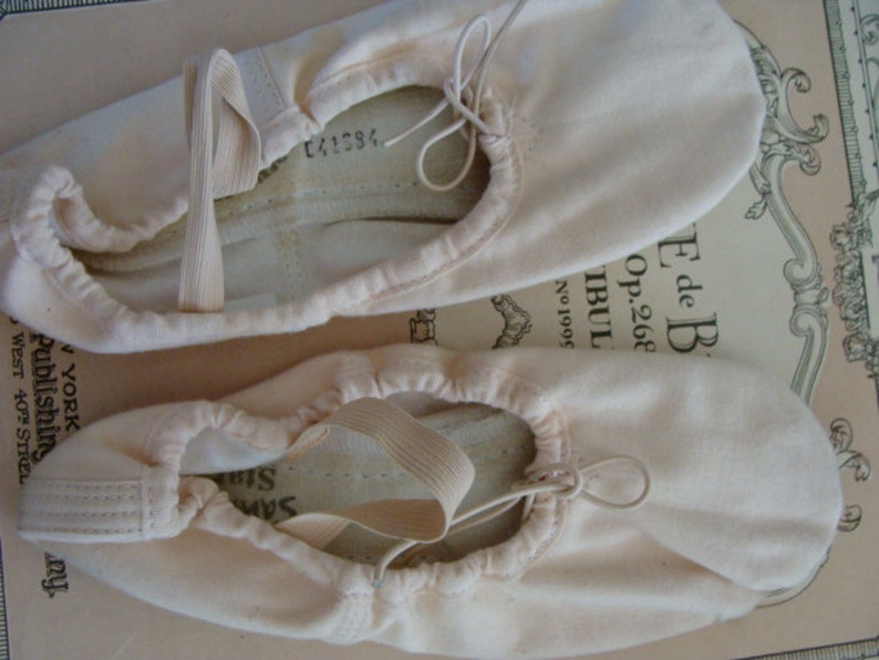 Vintage Ballet Shoes Painful Memories Lightly Tattered Old Etsy