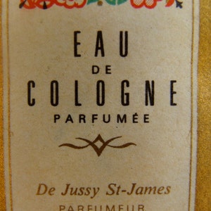 Gorgeous Antique 1900s Paris Eau de Cologne Label Lot image 2