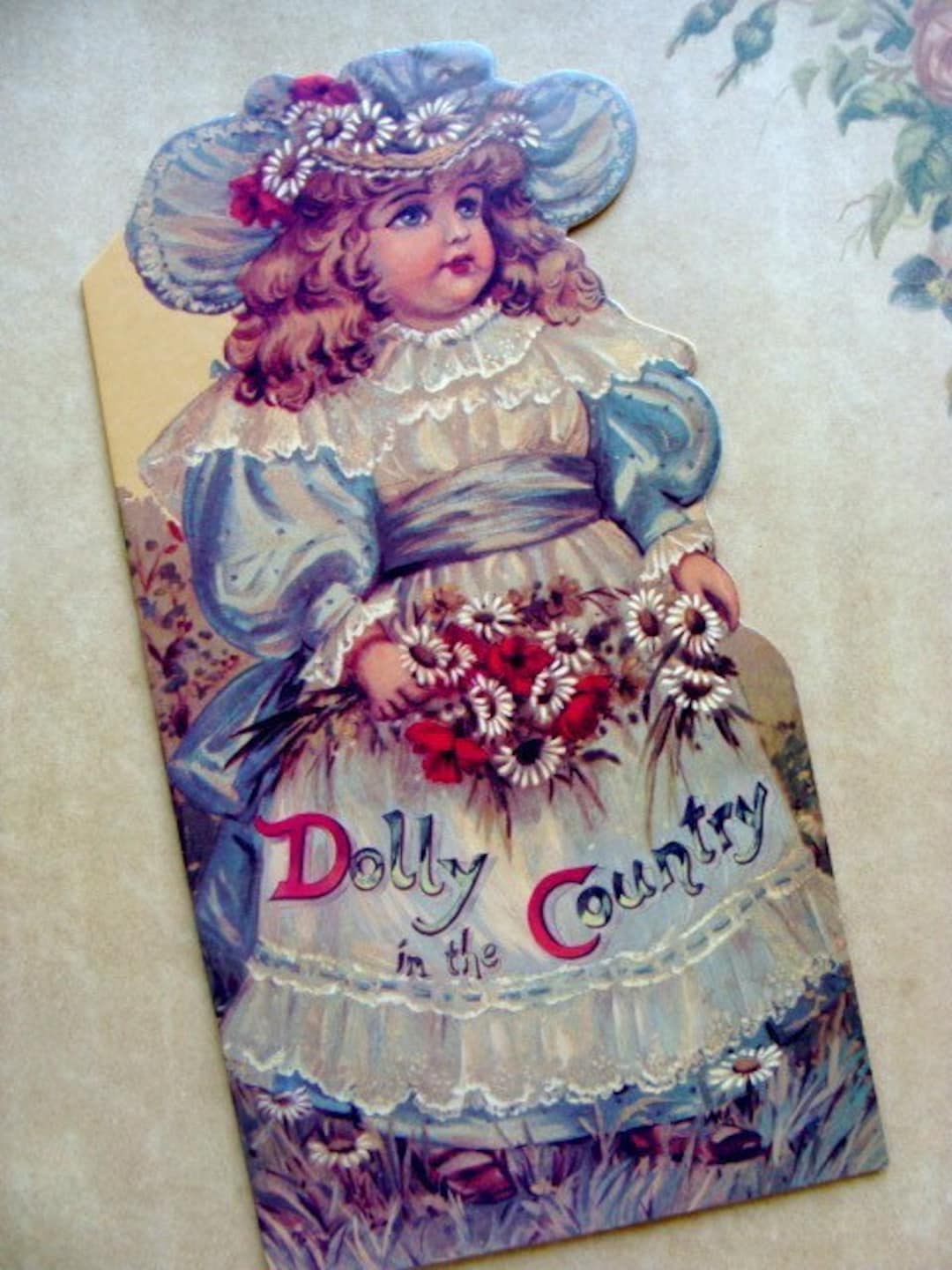 Vintage Story Book Dolly in the Country - Etsy