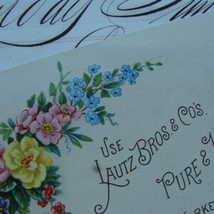 Antique 1800s Stunning Trade Card Soap Victorian advertisement Trading Card