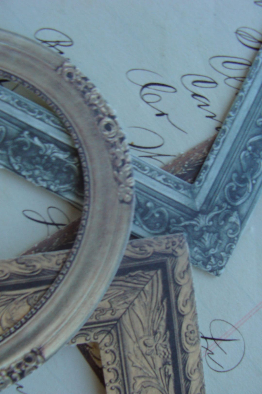 Stunning Die Cut Frames Lot for Altered Art and Scrapbooking N012