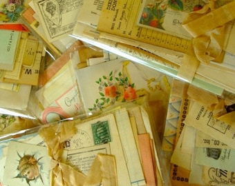 Antique Ephemera Handwritten Letters Ledgers Bill heads antique checks Old Receipts  Misc. Bundle