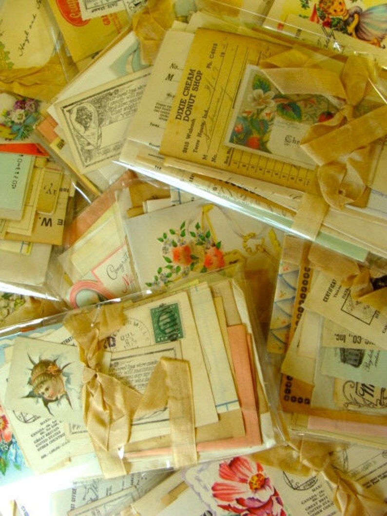 Antique Ephemera Handwritten Letters Ledgers Bill heads antique checks Old Receipts Misc. Bundle image 3
