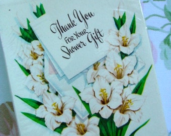 One Antique Wedding Thank You Cards Vintage Bride Unused Package of A Dozen Thank-you Cards for Special Guests