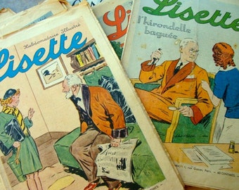 少女雑誌　lisette album No.95 french magazine 品質一番の 少女雑誌 lisette album No.95 french magazine 女性