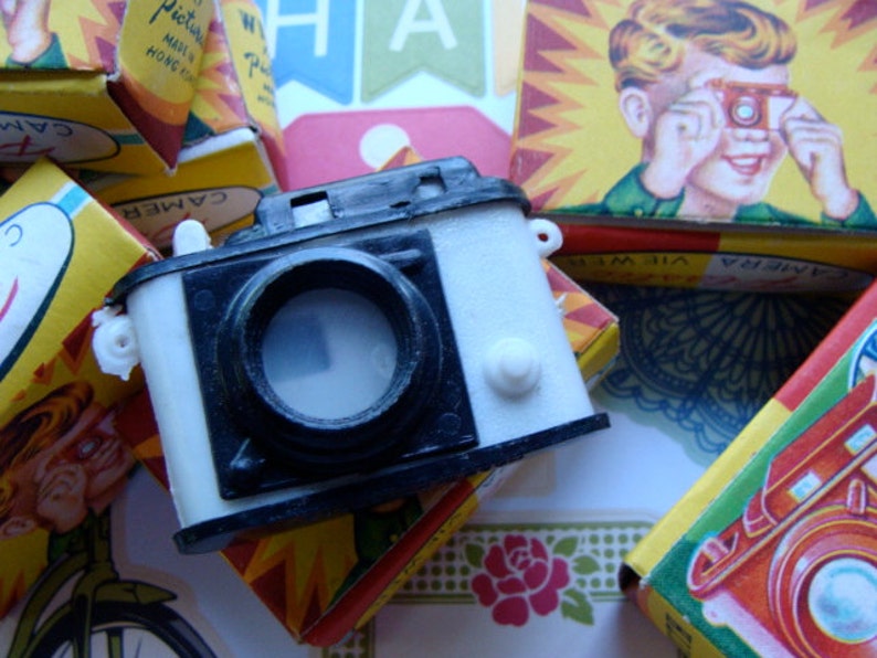 Antique Vintage Kitsch Toy Original Box Camera Viewfinder Etsy