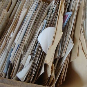 Antique Ephemera Handwritten Letters Ledgers Bill heads antique checks Old Receipts Misc. Bundle image 5