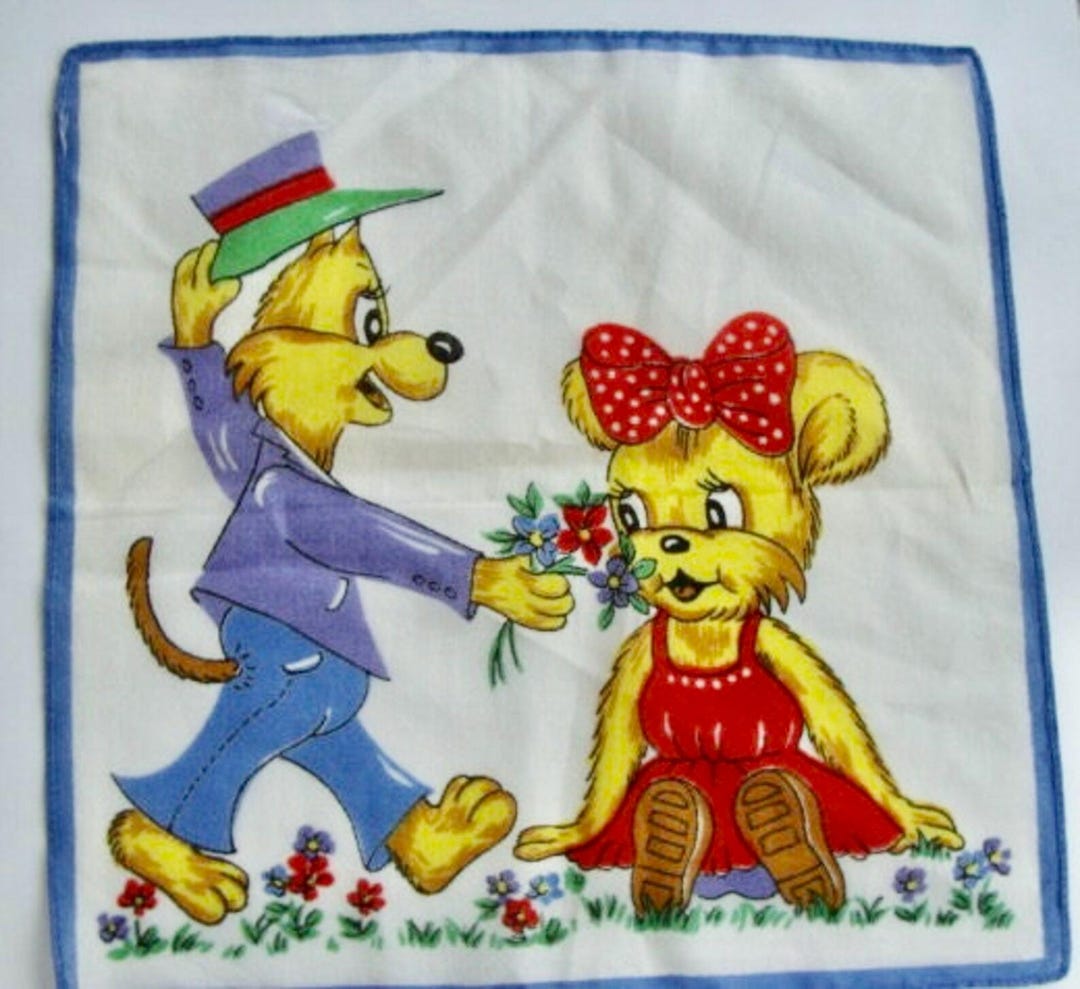 Kitsch Baby Vintage Kitsch Adorable Kitsch Children's Hankie - Etsy