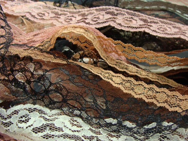 Vintage and Antique Victorian Lace Lot N042 8 Yards Etsy