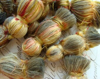 6 Antique Passementerie Scrumptious Old French Tassels