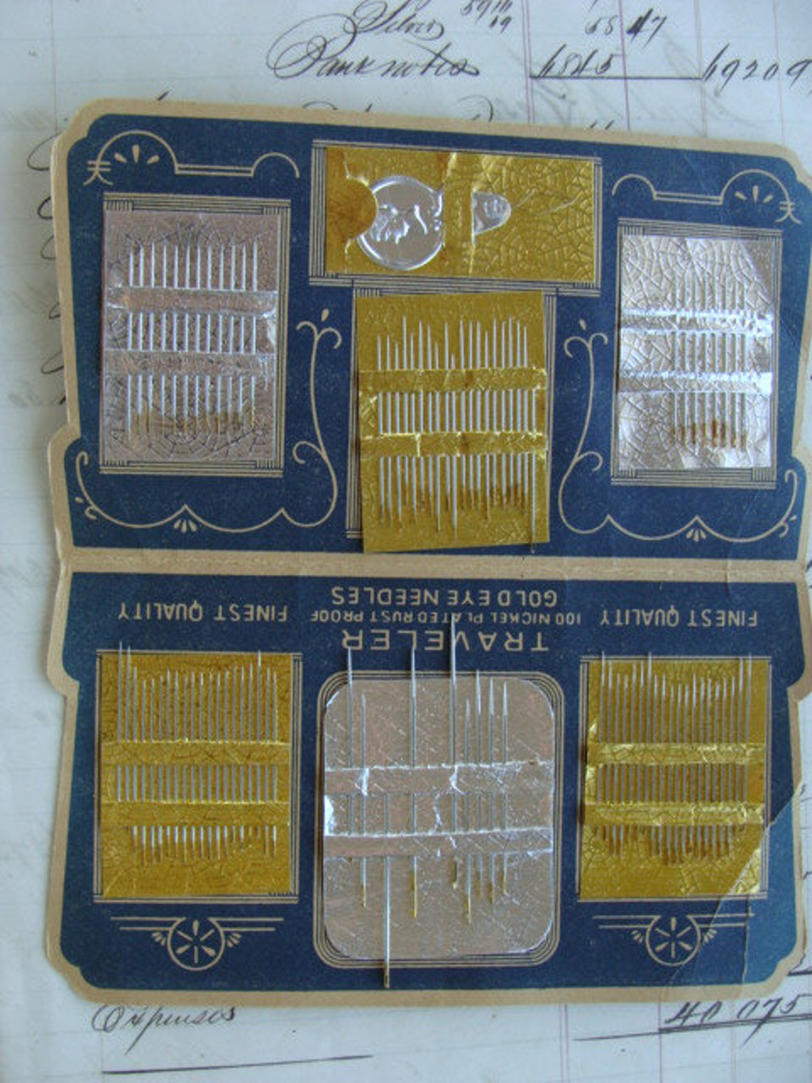 Antique Needle Book Sewing Novelty Wonderful Needles Etsy