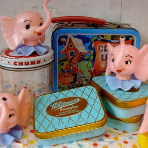 Vintage Kitsch Aqua Quilted Pattern Whitman Candy Tin Mint Condition Studio Storage for Small Treasures