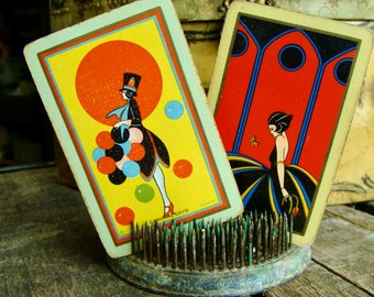Rare Antique Original Art Nouveau Cards