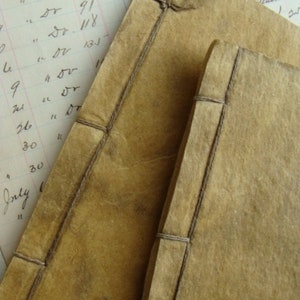 Vintage Antique Asian Ledger Book wonderful Soft Tissue Like paper