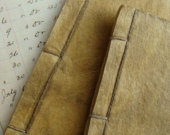 Vintage Antique Asian Ledger Book wonderful Soft Tissue Like paper