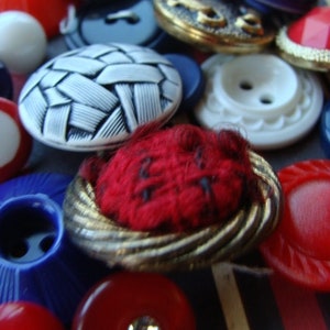 3 Dozen Antique Buttons Vintage Button Jewelry Americana Collection Lot 1776 zdjęcie 5