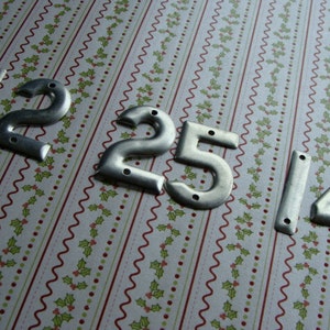 Your Special Date Metal Vintage Numbers Lot for Wedding Anniversary Birthday or Christmas Altered Book.