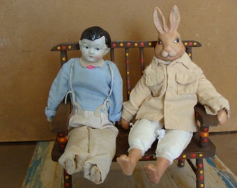 [MCM]★Loretos Rabbit Doll Medium Rabbit Doll in Visetos Cognac | MCM ®US