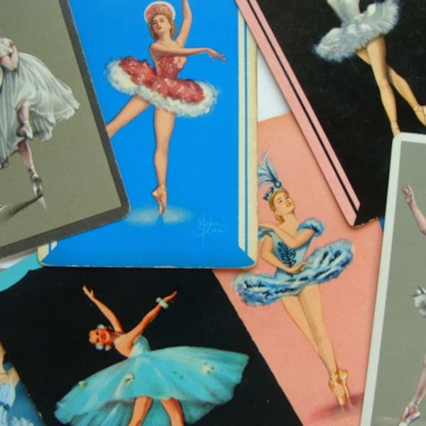 Antique Ballerina Ballet Dancer Very French Ballet Trade Playing Cards Card Lot