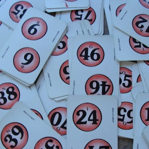 Rare Antique Playing Cards Bingo