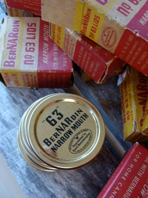 Antique Farmhouse Original Box of Canning Jar Lids