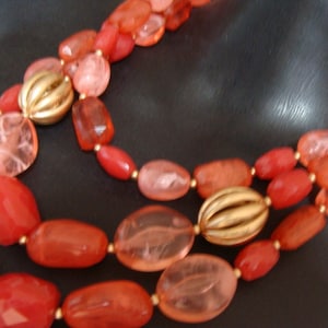 Gorgeous Vintage High End Midcentury Statement Bib Necklace One of a Kind
