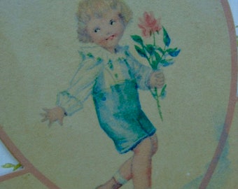 Antique Beautiful 1920s Die Cut Valentine