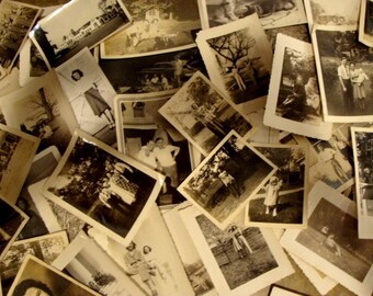 2 Dozen Black and White Photo Lot