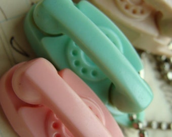 One Vintage Pretty Princess Telephone Keychain