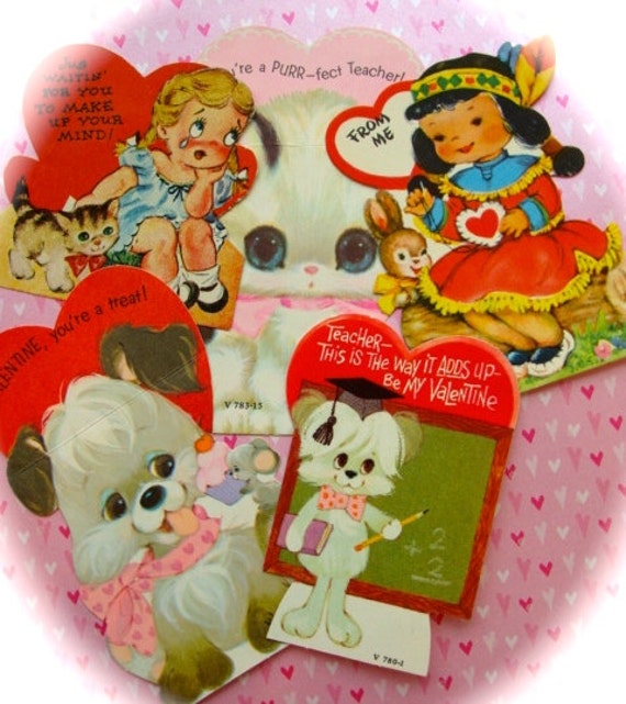 Vintage and Antique Valentine Kitsch Lot N055 - Etsy