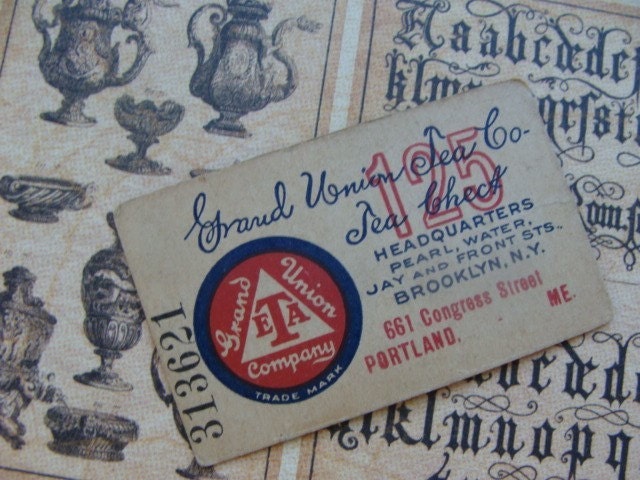 Grand Union Tea - Etsy