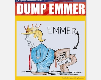 Dump Tom Emmer Foam core sign - Minnesota 6th District, 2026 Election