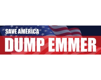 Dump Tom Emmer Bumper Sticker - Minnesota 6th District, 2026 Election
