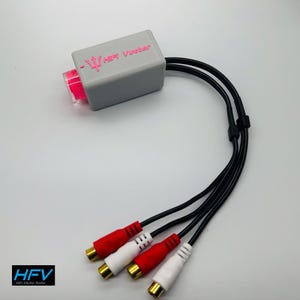 HiFi Vector PINK Car audio Bass knob RCA volume control