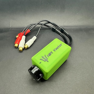 HiFi Vector Green Car audio Bass knob RCA volume control