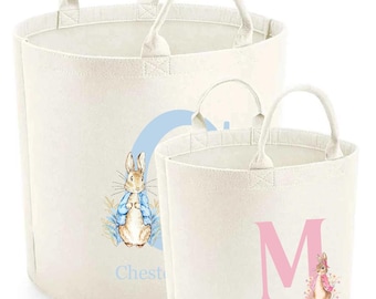 Peter Rabbit & Flopsie Rabbit Personalisierte Spielzeugtasche