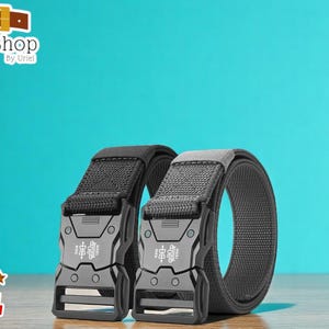 Unisex Tactical Canvas Belt | Adjustable Nylon Web Belt | Cozy Outdoor Utility Waistband | Streetwear Y2K Style Accessory