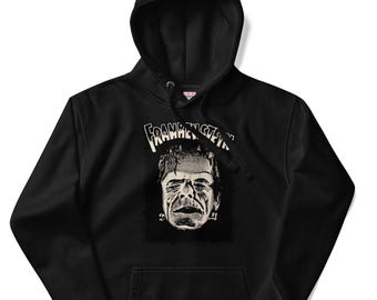 Moletom unissex com capuz vintage de filme de terror, monstro de Halloween, monstro Frankenstein