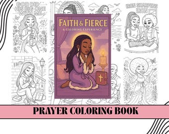 Afrocentric Christian Coloring Book: Black Women Prayer & Scripture (Digital Download)