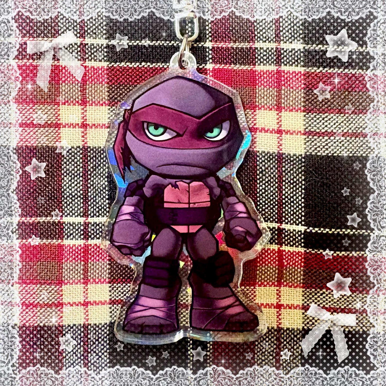 TMNT 2012 Raph Keychain - Etsy