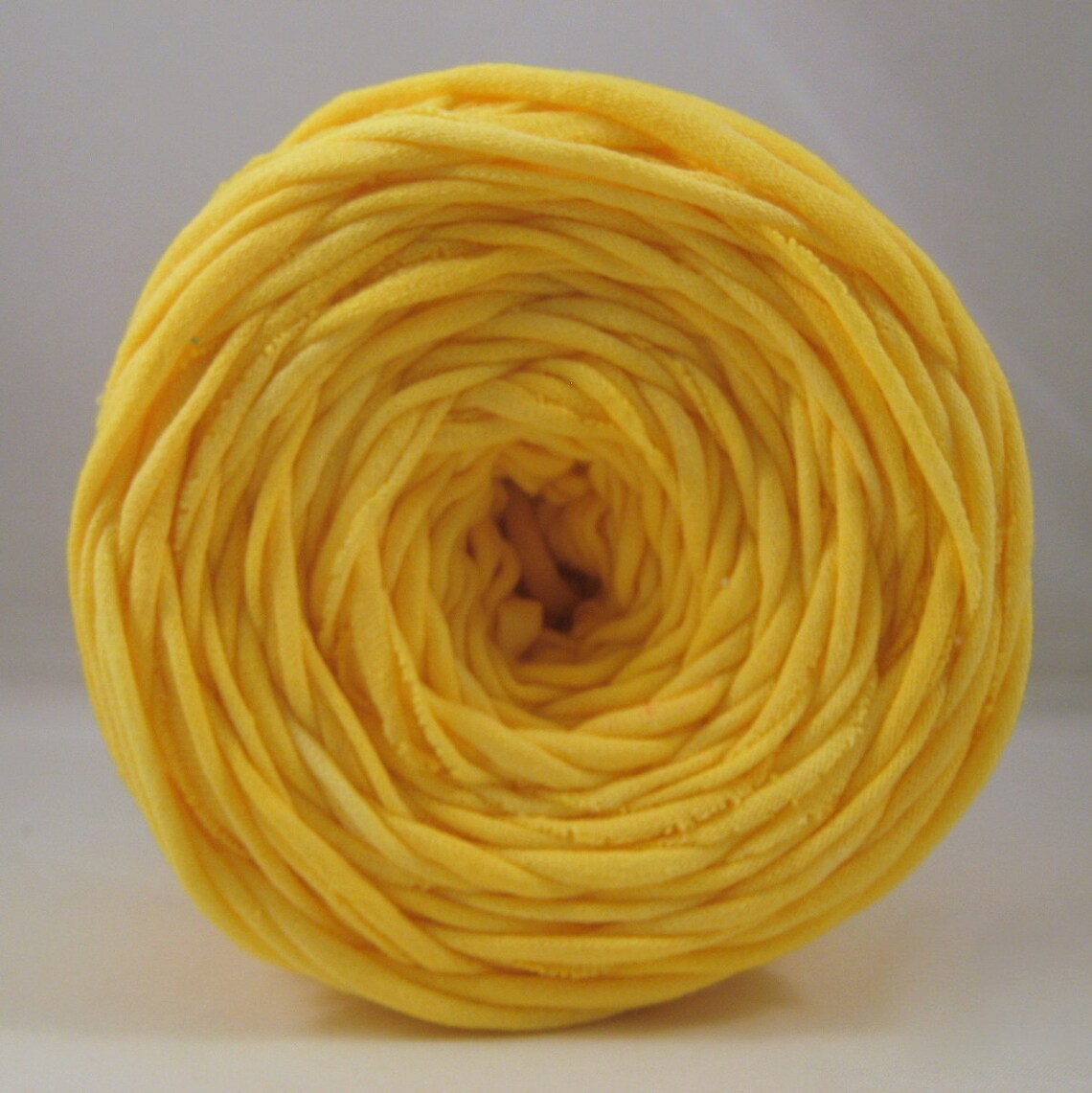 Tshirt Yarn Hand Dyed Sunshine Yellow 60 Yards Yellow T Etsy