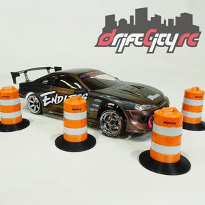4pk - 1:10 scale traffic barrel RC drifting