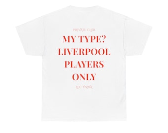 Liverpool Players Only Unisex Cotton Tee, Gift for Fans, Liverpool Tee, Football Lovers T-Shirt, Unisex Liverpool Supporter Tee, Fan Tee