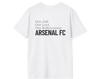Arsenal Football Club Unisex T-Shirt, Real Fan, Arsenal Tee | Casual Wear, Sports Apparel, Team Gear, Gift for Fans, Everyday Style