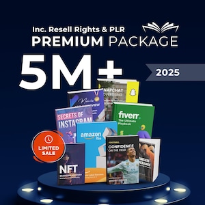 Digital Empire Starter Pack | The Ultimate MRR Resale Bundle | 6,500+ Proven Sales | 5M+ Products, Templates, Tools & Full Resell Rights