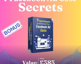 Facebook Ad Guide Bundle with PLR, MRR & Resale Rights | Learn Facebook Marketing | 7-Step Facebook Ad Strategy for Beginners and Experts