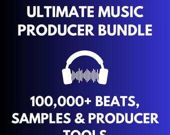 Paquete Ultimate Music Producer de 100 000 $ / MRR, PLR, más de 100 000 ritmos, samples y herramientas de producción, bucles, kits de sonido, producción musical, FL Studio