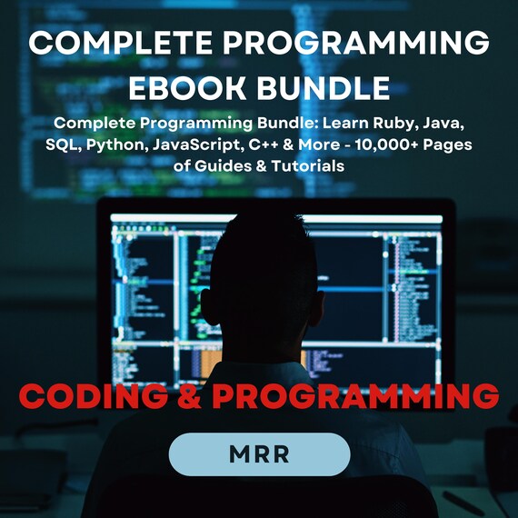 Programming MRR Bundle: Learn Ruby, Java, SQL, Python, JavaScript - 10,000+ Pages of Guides & Tutorials, Programming, Coding, PHP guides